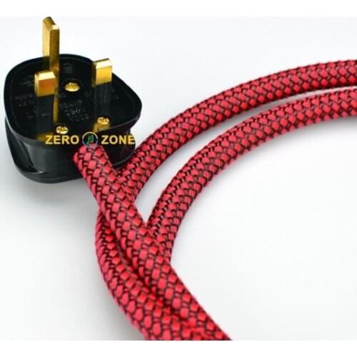 ZEROZONE 1.5M Switzerland Gotham audiophile Power Cable with UK standard plug L8-3