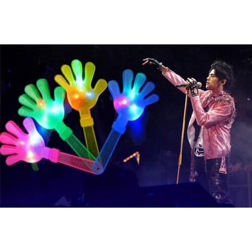 100pcs/lot LED lighting flash clap,party/festival/dance products,blue/pink/yellow/green colors