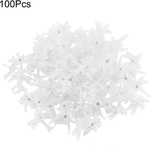 100PCS Orchid Clip Suitable For Vines Such As Orchids, Tomatoes, Cucumbers, Melons, Pumpkins, Flowers, And Peppers