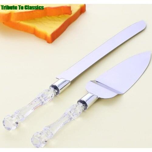 2Pcs Stainless Steel Cake Shovel Set Dessert Pie Fondant Divider Cutter Bread Pizza Knife Spatula Server Baking Tool for Wedding