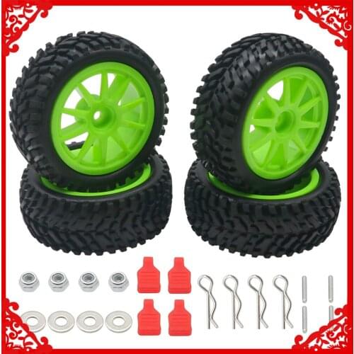 4 pcs/set 1/14 Wltoys Bigfoot tire 75MM*26MM body clip with tab for rc hobby model car 144001 buggy option hop-ups parts