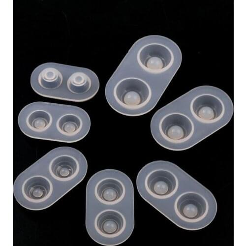 6 Sizes Doll Eyes Mold Doll Heavy Pupil Eye Eyeball Dome Silicone Molds Kit