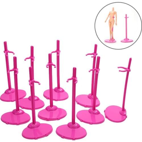6 Pcs/10pcs Plastic Mini Stands Display Holder For Model Doll 1/6 Accessories