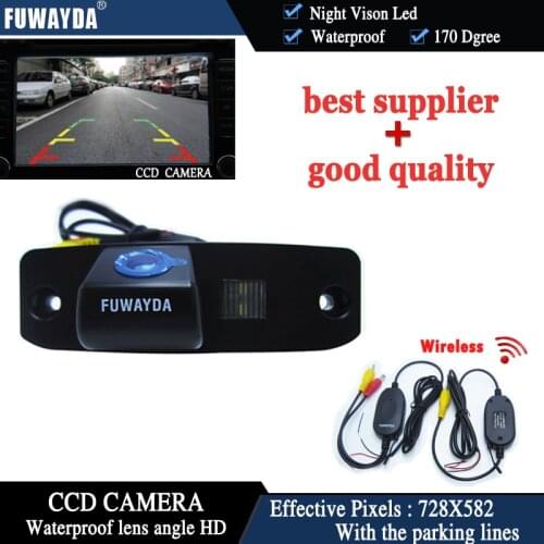 FUWAYDA Wireless Car Rear View Reverse CCD Parking Kit CAMERA FOR Hyundai Tucson Accent Elantra Terracan Veracruz Sonata
