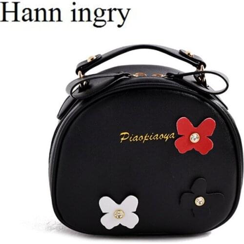 HANN INGRY 2021 Fashion Lady Small Bag Chain Delicate Round Wallet Single Shoulder Bag Printing Light Hand-held Cross bag H177D