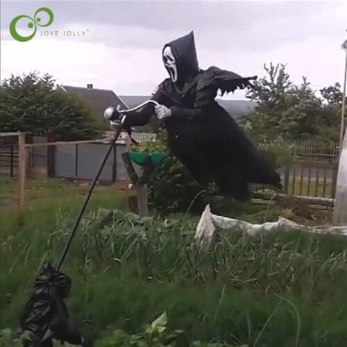 Halloween Ghost Robe Scarecrow Night Horror Scream Garden Courtyard Decoration Thriller Tricky Toy Haunted House Layout DDJ