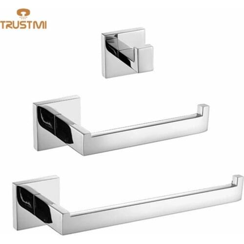 Mirror Finish 304 Stainless Steel Material Chrome Paper Holder,Robe Hook,Towel ring towel rack clothes hook