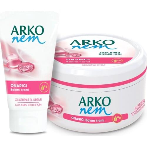 Arko Nem Glycerin Repair Hand and Body Cream 300+75Ml. Moisturizing Glycerin cream