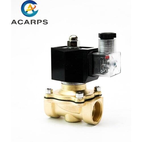 3/8" Brass Solenoid Valve Normally Closed Normally Open IP65 220V Switch Valve Water Valve
