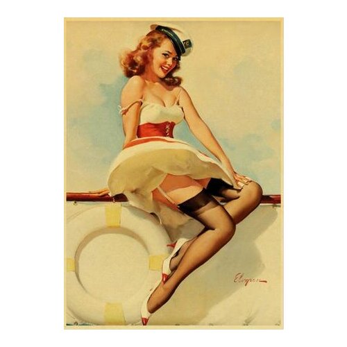 Lot style Choose Pin Up Girl Art print Silk poster Home Wall Decor
