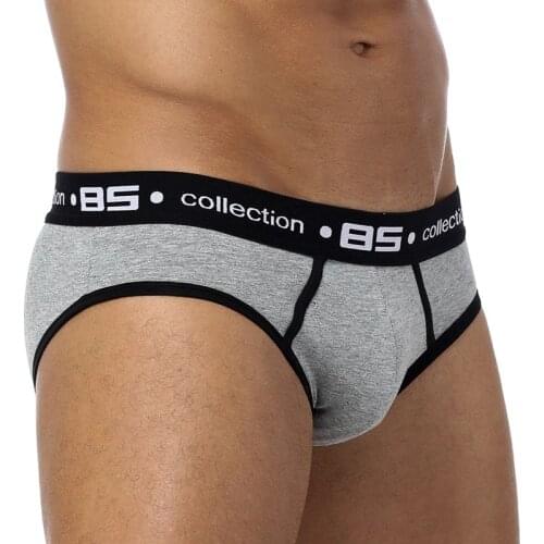 ORLVS brand mens underwear cotton classic basics sexy men briefs U Convex calzoncillos hombre cueca gay men Underpants