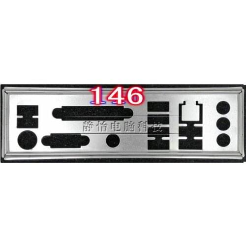 New Custom I/O Baffle for GIGABYTE GA-770T-D3L GA-P55-USB3L GA-P55-US3L GA-P55-UD3L Chassis Rear Panel (No Motherboard)