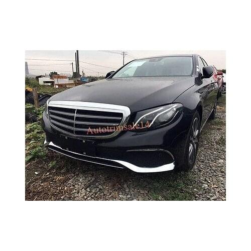 3pcs ABS Front Bumper Stripes Cover Trim For Benz E-Class Sedan W213 16-17