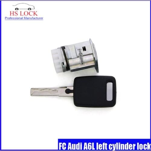 Professional Locksmith Supplies FC-Audi A6L left cylinder lock With Car Key Locksmith Tools Training Car Lock