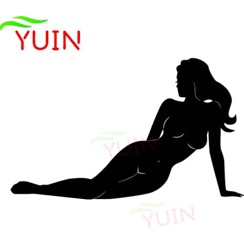 Sexy Girl No Clothes Car Sticker PVC Body Window Decoration Stickers Art Cars Supplies Fashion Cover Scratches Waterproof Decals