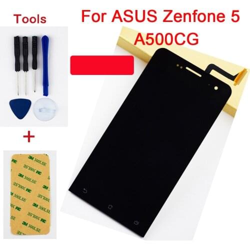 For ASUS Zenfone 5 A500CG A501CG T00J T00F T00P Touch Screen Digitizer Sensor Glass + LCD Display Monitor Module Panel Assembly