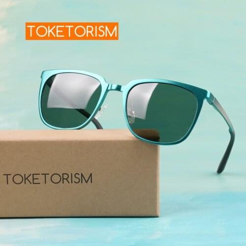 Toketorism Polarized Aluminum magnesium Alloy Glasses Driving Sunglasses for Women Men