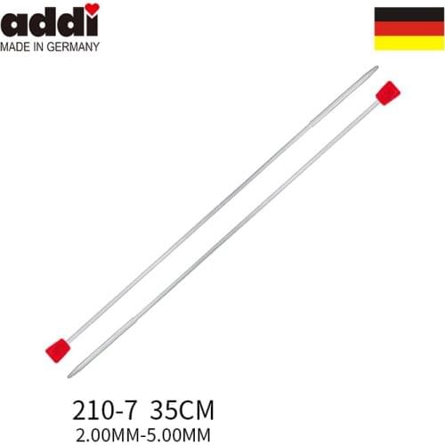 Addi 210-7 Quick Knitting Needle 1 Pairs Needles Aluminium 35cm size 3.0mm 2.5mm 4.0mm 5.0mm 4.5mm3.5mm