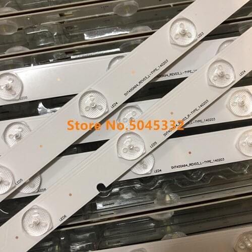 LED Backlight Strip for Toshiba 39" TV SVT390A12 39P2300D 39l2300D 39L4353RB SVT390A05 SVT400A94 TL400FSB1-S 40L2400D
