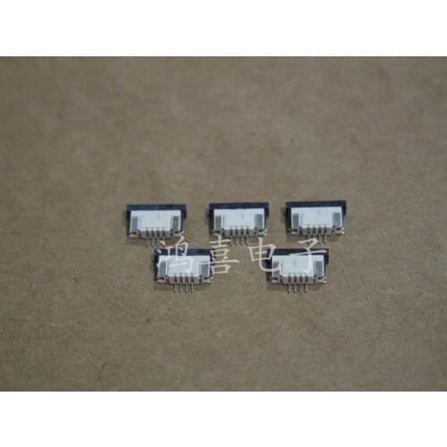 WZSM New FFC FPC connector socket 1.0mm pitch 4 pin flexible ribbon cable connector Free Shipping