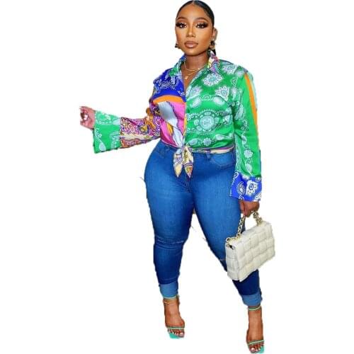 Casual French Vintage Big Size Blouse Women 2021 Autumn Women Long Sleeve Office Shirts Blouse High Quality loose Blouse Tops