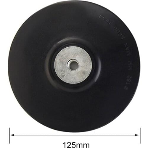 5 Inch Angle Grinder M14 Backing Pad Polishing Pad Kit for Fibre Sanding Disc 1pc