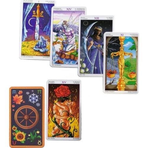 Year Read Fate Tarot Card For Personal Use Board Game 78-card