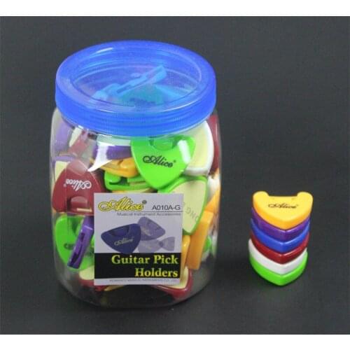 80pcs/Box A010A-G Canning Triangle Shaped Guitar Picks Holder Case Storage Box Self Stick Paste