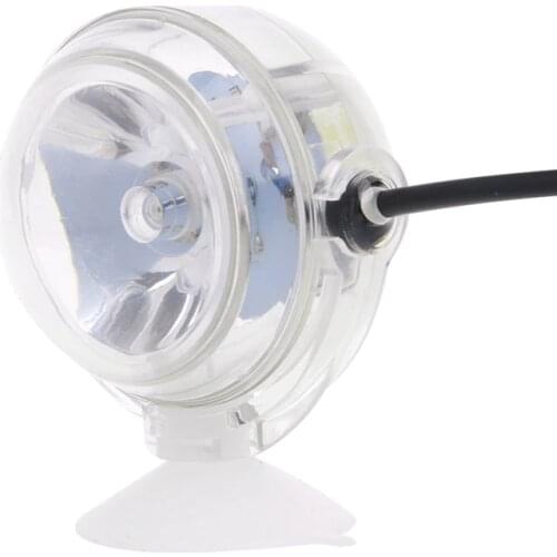 Aquarium Fish Tank Submersible LED Spotlight Lighting Underwater Lamp EU Plug