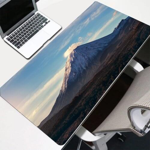 Mountain Beautiful Cloud Large Mouse Pad Xxl Rubber Gaming Accessories Desk Pad Mini Pc Laptop MousePad Anime Carpet