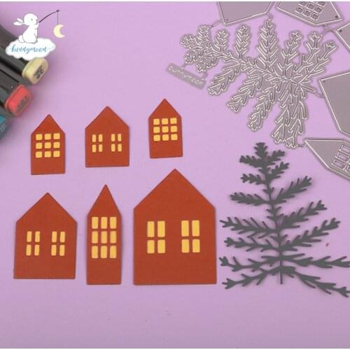 Bunnymoon House Metal Cutting Dies Stencils for Scrapbooking/photo Album stamps Decorative Embossing DIY Cards