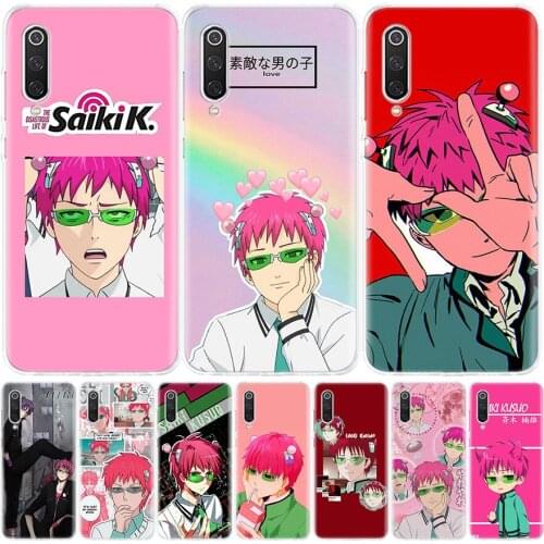 The Disastrous Life of Saiki K Kusuo Phone Case for Xiaomi Redmi Note 10 9S 9 8T 9 8 7 7A 8A 9A 9C 6A 6 S2 K20 S30 Pro Fashion C