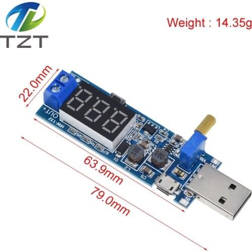 DC-DC 5V to 3.5V / 12V USB Step UP / Down Power Supply Module Adjustable Boost Buck Converter Out DC 1.2V-24V