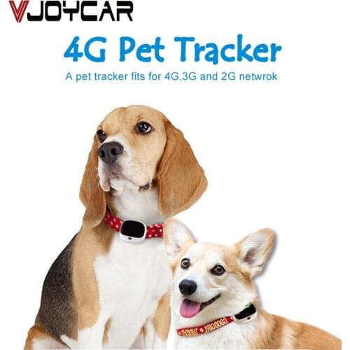 4G Dog GPS Tracker V43 Pet Collar GPS Voice monitor Pet GPS Tracker Real time Tracking WIFI Cat Locator Waterpoof IP67 Free APP