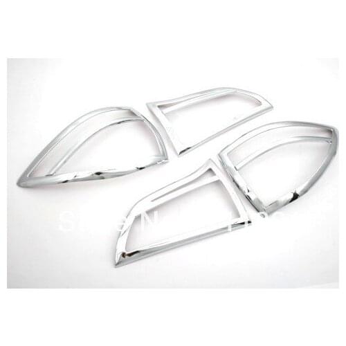 Chrome Tail Light Cover For Challenger / Pajero Montero Sport 2009-2012