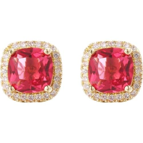 Bettyue Classic Series Square Appearance Multicolors Choice Delicate Earring For Women&Girls AAA Zirconia Ingenious Jewelry