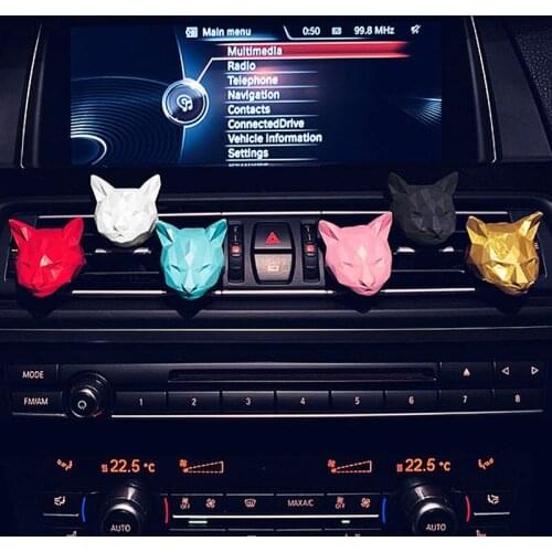 CDCOTN Creative Car Air Freshener Cat Plaster Auto Air Conditioner Outlet Fragrance Clip Decor Ornament Aromatherapy Car Perfume