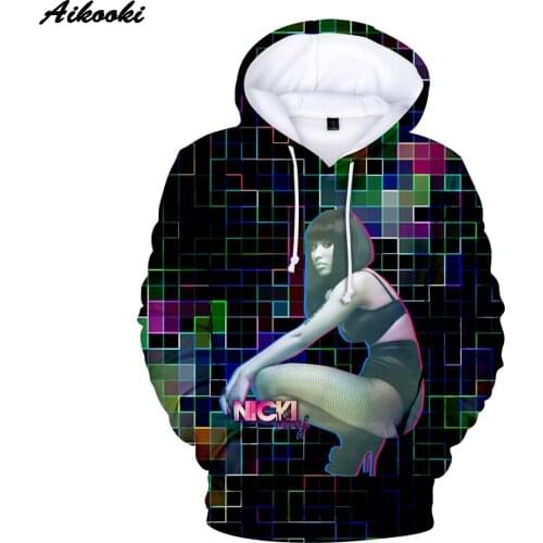 Sidno New Arrival Nicki Minaj 3D Hoodies Men/Women Fashion Casual Sweatshirts 3D Print Nicki Minaj Hip Hop Hoodie Top