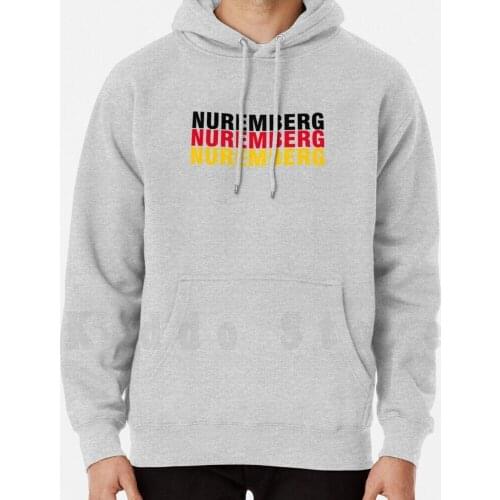 Nuremberg-Germany Flag Hoodie Long Sleeve Nuremberg Bavaria Germany Nuremberg Stadt Nurnberg Nuernberg