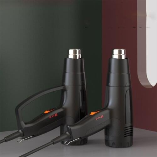 Hot Air Gun 220V 2000W Electric Heater Heat Gun Variable Temperature Adjustable Advanced Car Film Power Tools with Nozzles