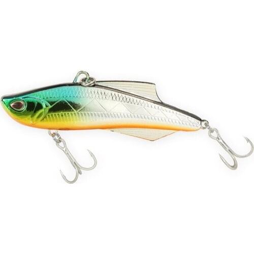 1Pcs Metal VIB 7cm/20g Vibrant 3D Eyes Hard Bait Long Casting Sinking Winter Fishing Lure Professional Wobbler