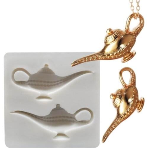 Arabian lamp Silicone Cake Molds Fondant Cakes Decorating Tools Sugarcraft Chocolate Baking Tools For Cake Gumpaste Candy