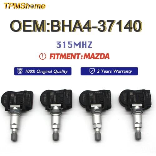 TPMS Sensor BHA437140 Tire Pressure Monitoring System 315MHz Mazda 2 3 5 6 RX8 CX7 MX5 BBM2-37-140B BHA4-37140 BBM237140 BBM2371