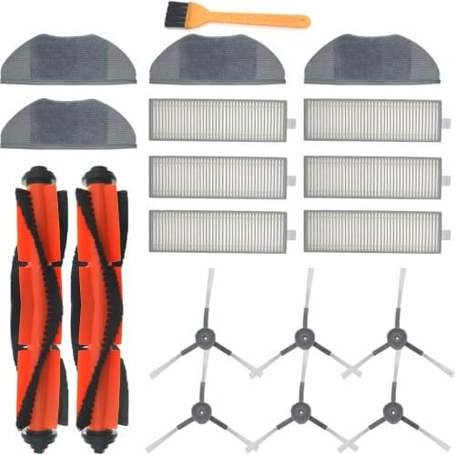 Replacement Main Brush Side Brush Filter Dishcloth Set For Xiaomi Mijia G1 MJSTG1 Vacuum Cleaner Home Appliance Parts