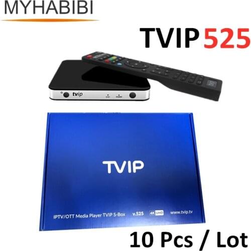 TVIP525 Linux Tv Box Android Smart Set Top Box 10 Pcs Lot TVIP 525 Media Player