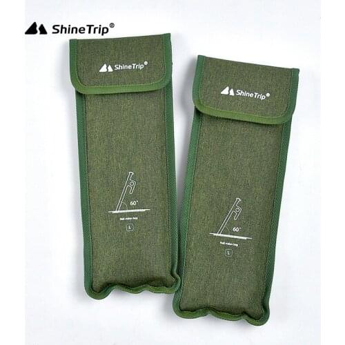 Outdoor reinforced Oxford cloth flip cover camping site nail storage bag Small accessories storage bag Yama export