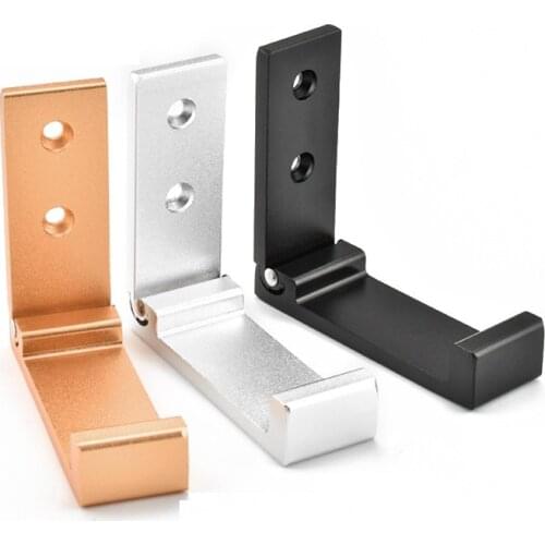 100Pcs Modern Style Creative Space Aluminum Folding Wall Hanger Hook Rack Holder Clothes Towel Coat Rack Useful For Home Hotel