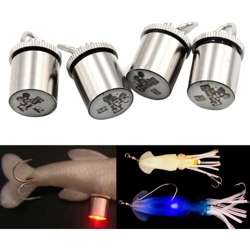 1PCS Fishing Lights Lure Four Colour Outdoor Pond Transparent Camping Night Fishing Accessories