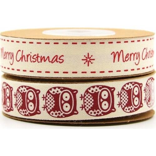 10Meter 1.5cm Handmade Lovely Animal Packing Box Gift RibbonTrims DIY Manual Craft Christmas Festival Decor Supplies