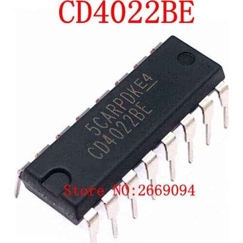 10pcs Free shipping CD4022BE CD4022 HEF4022BP DIP HCF4022BE HCF4022 4022 DIP16 new and original IC